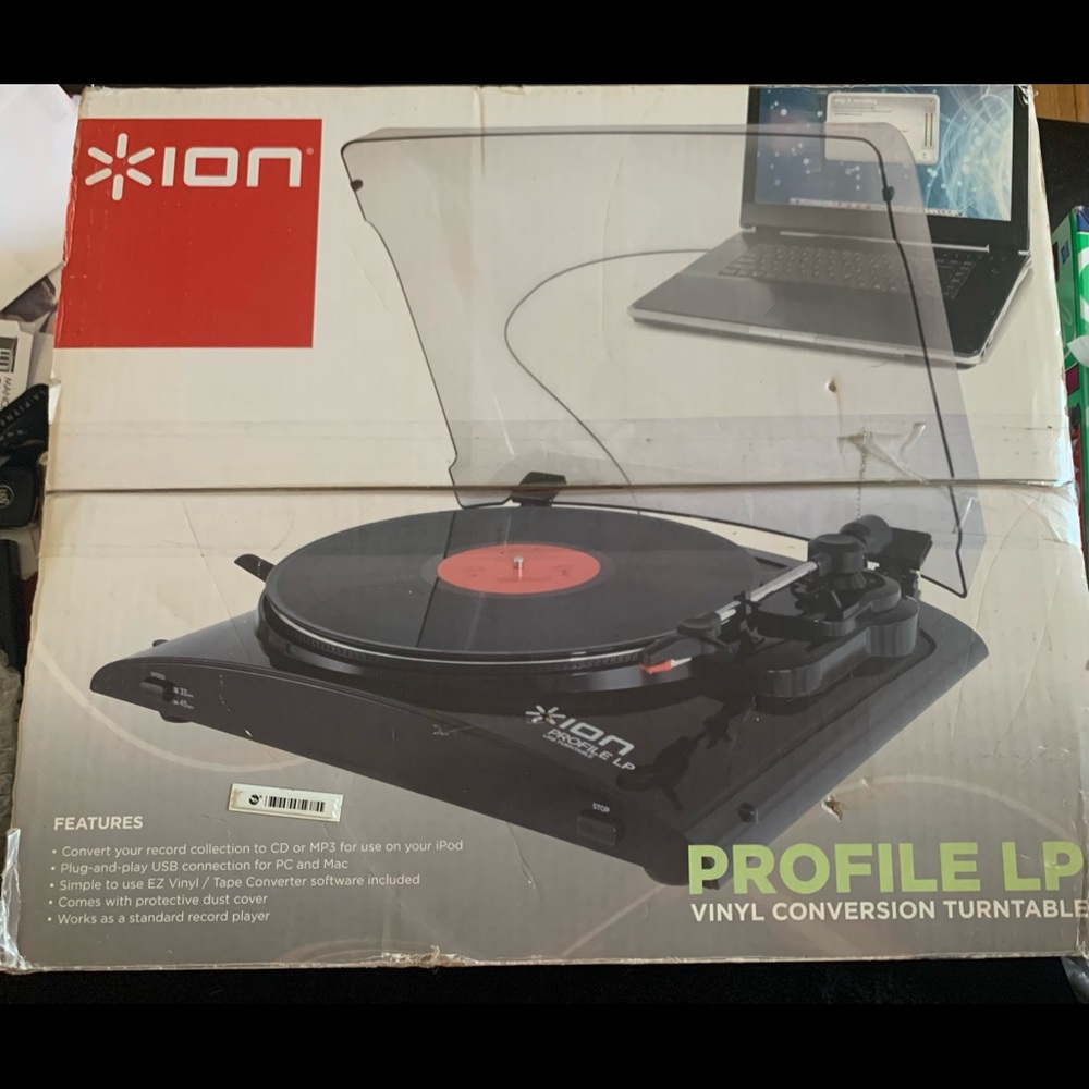 Ion Profile LP Vinyl conversion turntable new unopened